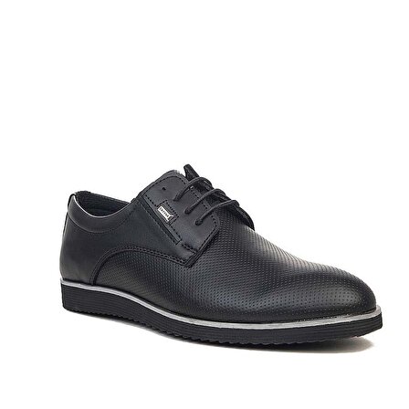 Trendyshose - 682 Siyah Baskılı Erkek Casual Ayakkabı
