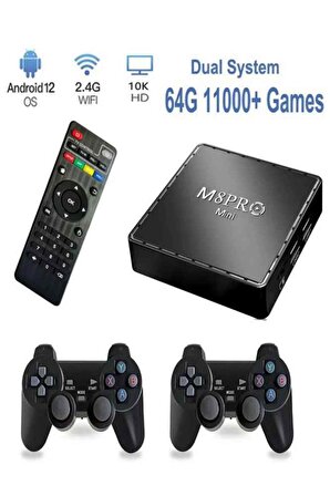 M8 Pro 10K Ultra Hd Video Oyun Konsolu + Android Tv Özelliği