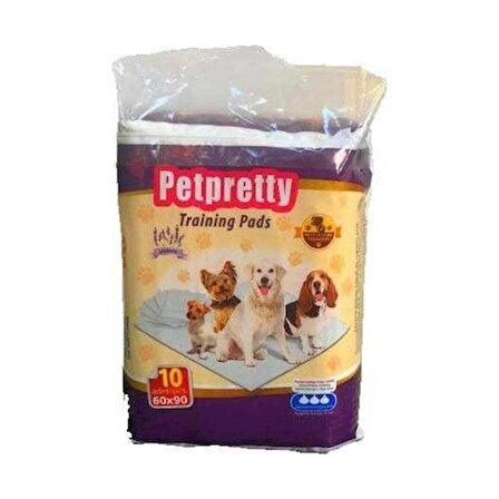 Pet Pretty Lavantalı Köpek Eğitim Çiş Pedi 60X90 10 Lu