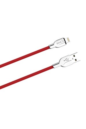 ZR-LS411 için Lightning Usb Kablo Kırmızı