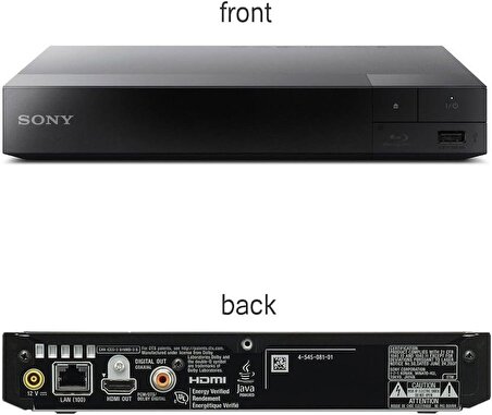 Sony BDP-BX370 Blu-Ray Oynatıcı - WiFi, Video Akışı ve Ekran Yansıtma