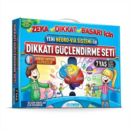 Dikkati Güçlendirme Seti  1. Sınıf – 7 yaş Neuro-Via