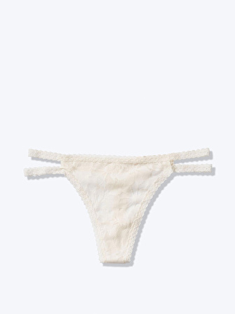 Victoria's Secret PINK Lace Strappy Thong Dantel Bantlı Tanga Külot