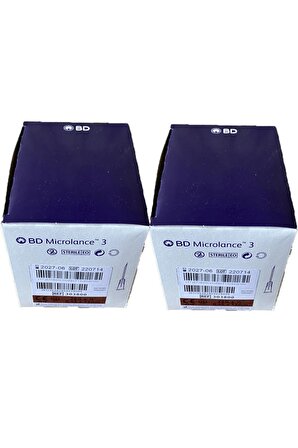 Microlance Kahverengi Iğne Ucu 26 G X 1/2 0,45 X 13mm 100'lü (2kutu)