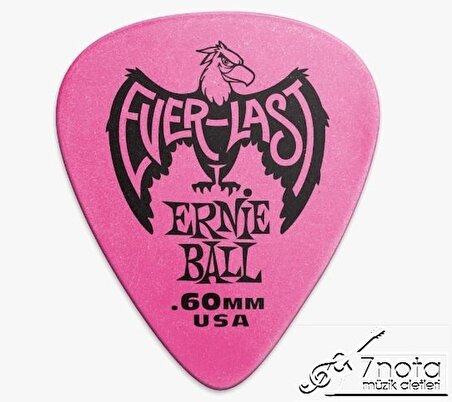 Ernie Ball P09179 0.60 MM Pena 1 Adet - Delrin Gitar Penası