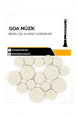 GOA CGG-WH KLARNET GÜDERİ TAKIMI BEYAZ