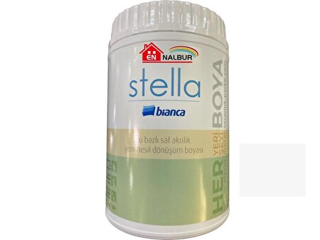 Bianca Stella 0101 Beyaz Su Bazlı Saf Akrilik Boya 1 Litre