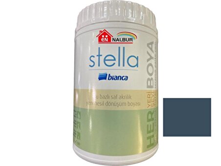Bianca Stella 2020 Navy Su Bazlı Saf Akrilik Boya 1 Litre
