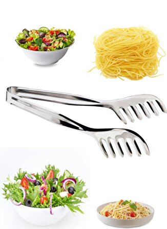 Makarna Salata Maşası Mutfak Sofra Servis Sunum Yemek İçin Pratik Maşa 
