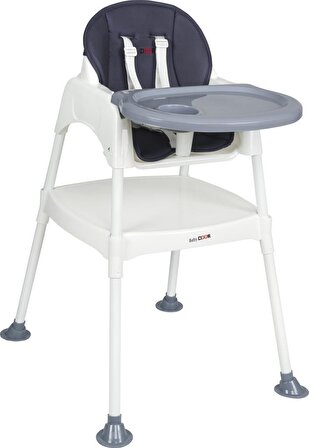 Babydoor Panna Çok Amaçlı Mama Sandalyesi Beyaz 