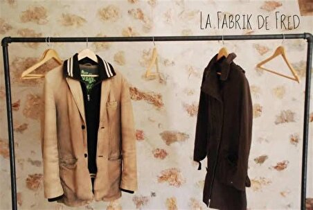 150*150 cm Endüstriyel Vintage Borulardan Rustik Mağaza Dekor Elbise Askısı Rustik Askılık 