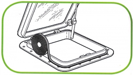 Taco Marine hatch bandı boy 244 cm