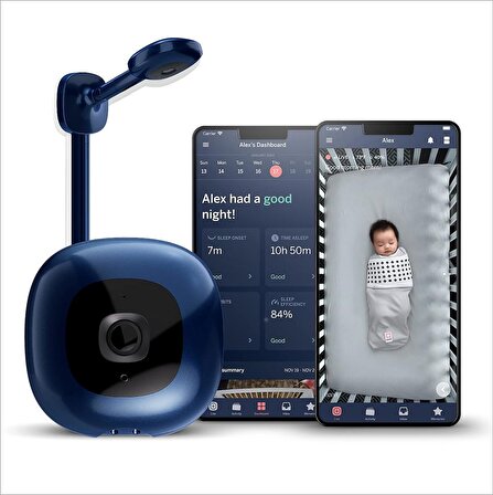 Nanit Pro Akıllı Bebek Kamerası Mavi