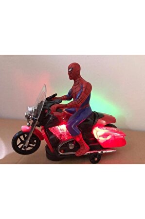 Avengers Yenilmezler Örümcek Adam Spiderman Robot Işıklı Sesli Motor Oyuncak