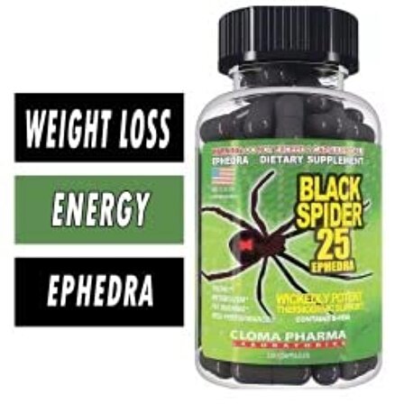 Cloma Pharma Black Spider Thermogenic Fat Burner yağ yakıcı100 kapsül