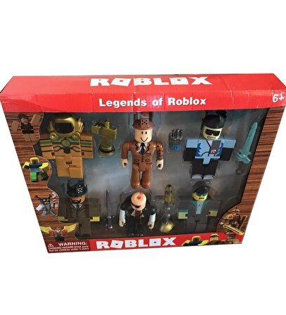 ROBLOX, MEGA Boy Oyuncak Figür Set - 6 Figürlü ve Aksesuarları