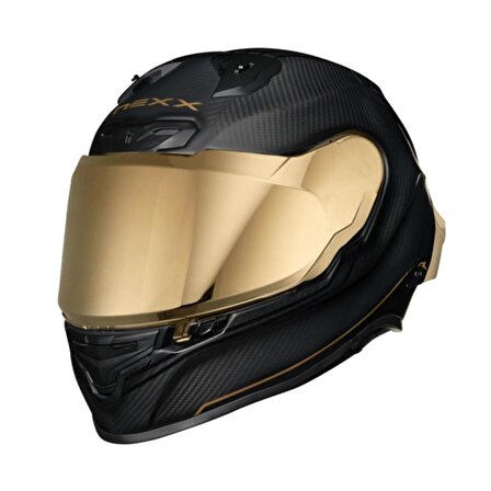 NEXX X.R3R GOLDEN EDITION KARBON MAT SİYAH-SARI KASK