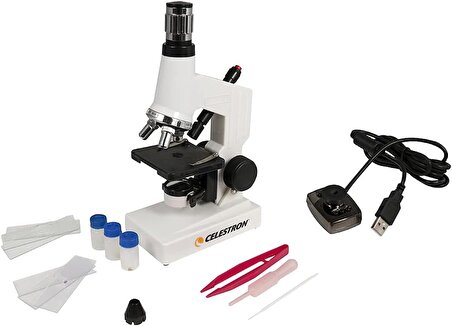 Celestron 44320 Mikroskop Dijital Kiti MDK, Beyaz