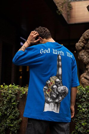 God With Me Oversize Unisex T-Shirt