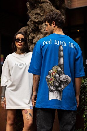 God With Me Oversize Unisex T-Shirt