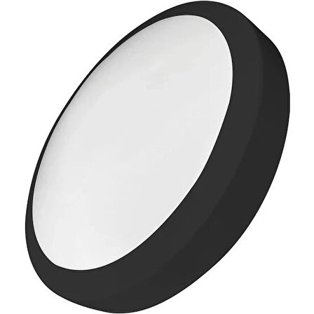 MMutlusan LED Glop Armatür Siyah Kasa Beyaz Işık