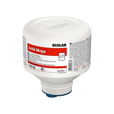 Ecolab Solid Mega 4,5 Kg Katı Bulaşık Makinesi Deterjanı