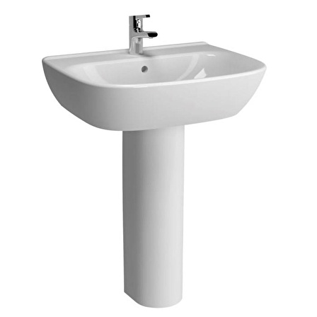 VitrA Zentrum 65 cm Armatür delikli Lavabo 5634L003-0001