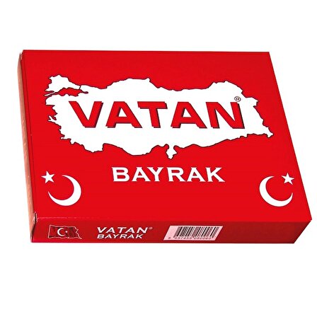 Vatan Masa Bayrağı Türk %100 Polyester 20x30 VT101 ( 10 adet)