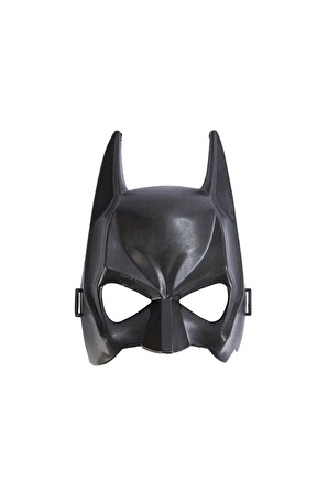 Pelerinli Batman Kostümü - Batman Kostüm - Kara Şövalye Kostümü - Maske Hediyeli 7-8 YAŞ