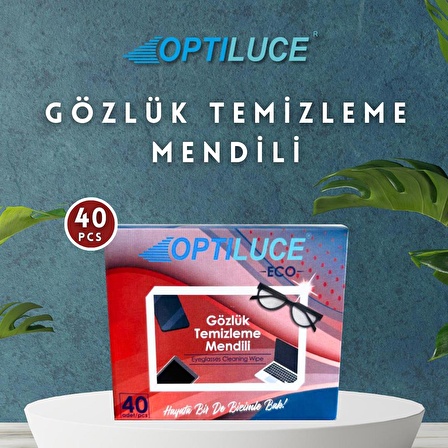 GÖZLÜK TEMİZLEME MENDİLİ 40'LI 6 ADET