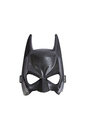 Pelerinli Batman Kostümü - Batman Kostüm - Kara Şövalye Kostümü - Maske Hediyeli 6-7 Yaş