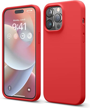 iPhone 13 Pro Uyumlu İçi Kadife Kırmızı Renk Lansman Kılıf