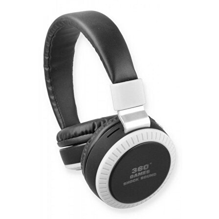 KR-3000 Pubg Pro Game Led Işıklı Mikrofonlu Bluetooth Kulak Üstü Kulaklık Beyaz
