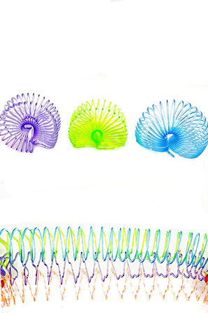 Mini Kelebek Şekilli Neon Mor Stres Yayı Oyuncak Stres Yayı - 3 cm çapında - 1 Adet