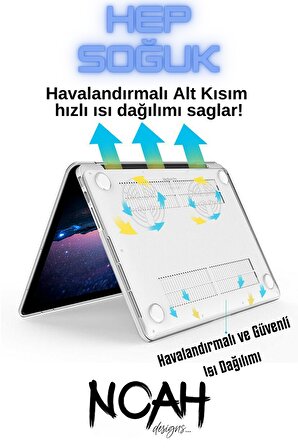 Macbook Air Kılıf 13.3 inç A1369-A1466 Mac10 Full Tasarım Sert Kapak Wallpaper