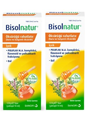 Bisolnatur Şurup 2x128 gr