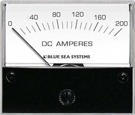 Marintek DC Ampermetre. 0-200 A. Harici şönt dahil.