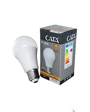 Cata 12w Sensörlü Led Ampul Beyaz Ct-4259