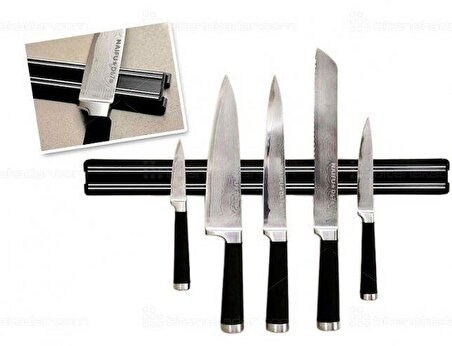 Mıknatıslı Bıçak Askı 33 cm Mutfak Güvenlik Organizer