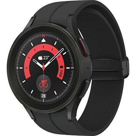 TEŞHİR Samsung Galaxy Watch 5 Pro Akıllı Saat Siyah Titanium 45mm SM-R920NZKATUR (Samsung Türkiye Garantili)