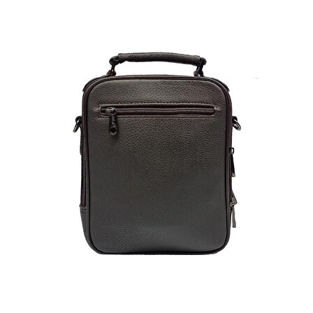 Kasalı Dikey Model 4 Gözlü Ön Çepli Çapraz Askılı Kaliteli Yumuşak Vinneks Erkek El çantası