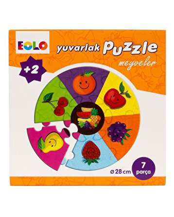 Eolo Meyveler 2+ Yaş Orta Boy Puzzle 7 Parça