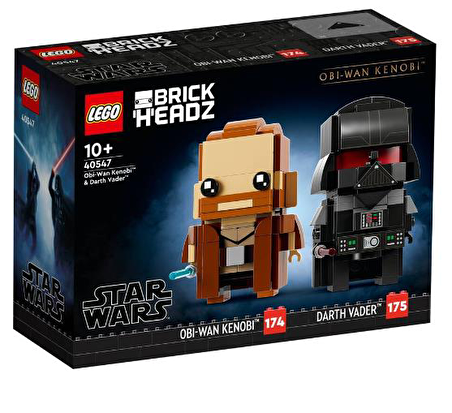 LEGO BrickHeadz 40547 Obi-Wan Kenobi and Darth Vader (260 Parça)