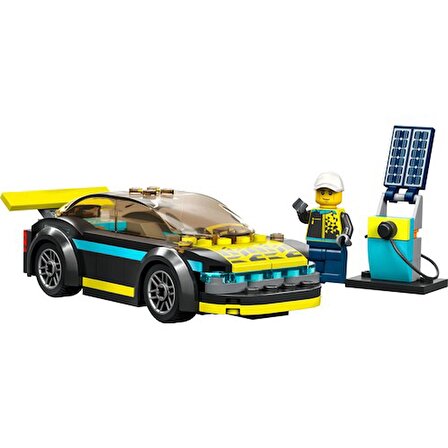 Lego City Elektrikli Spor Araba 60383 Lisanslı Ürün