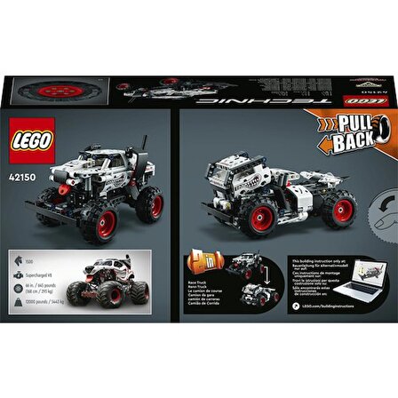 LEGO® Technic Monster Jam™ Monster Mutt™ Dalmaçyalı 42150 7 Yaş ve Üzeri Çocuklar Için Kamyonlu Oyuncak Yapım Seti (244 Parça)