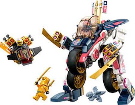 71792 LEGO® NINJAGO Sora'nın Dönüşen Robot Motosiklet Yarışçısı