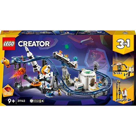 LEGO® Creator Uzay Hız Treni 31142 - 9 Yaş ve Üzeri Çocuklar Için Hız Treni, Kule ve Atlıkarınca Içeren Yaratıcı Oyuncak Yapım Seti (874 Parça)