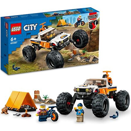 Lego City 4x4 Arazi Aracı Maceraları 60387 Lisanslı Ürün