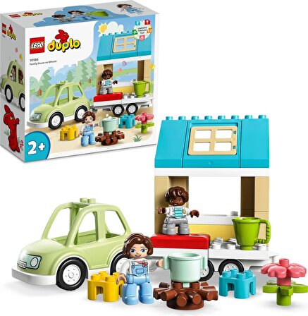 LEGO ® Duplo Kasabası Tekerlekli Aile Evi 10986 2+ Yaş Yaratıcı Oyuncak Yapım Seti