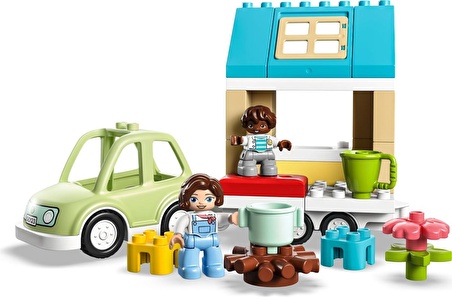 LEGO ® Duplo Kasabası Tekerlekli Aile Evi 10986 2+ Yaş Yaratıcı Oyuncak Yapım Seti